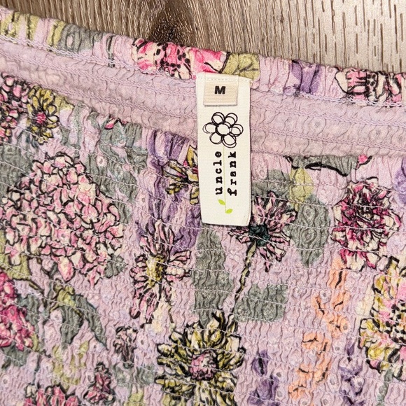 Uncle Frank Lined Floral Women’s Dress Pastel Multicolored Print Size Medium - Picture 4 of 11